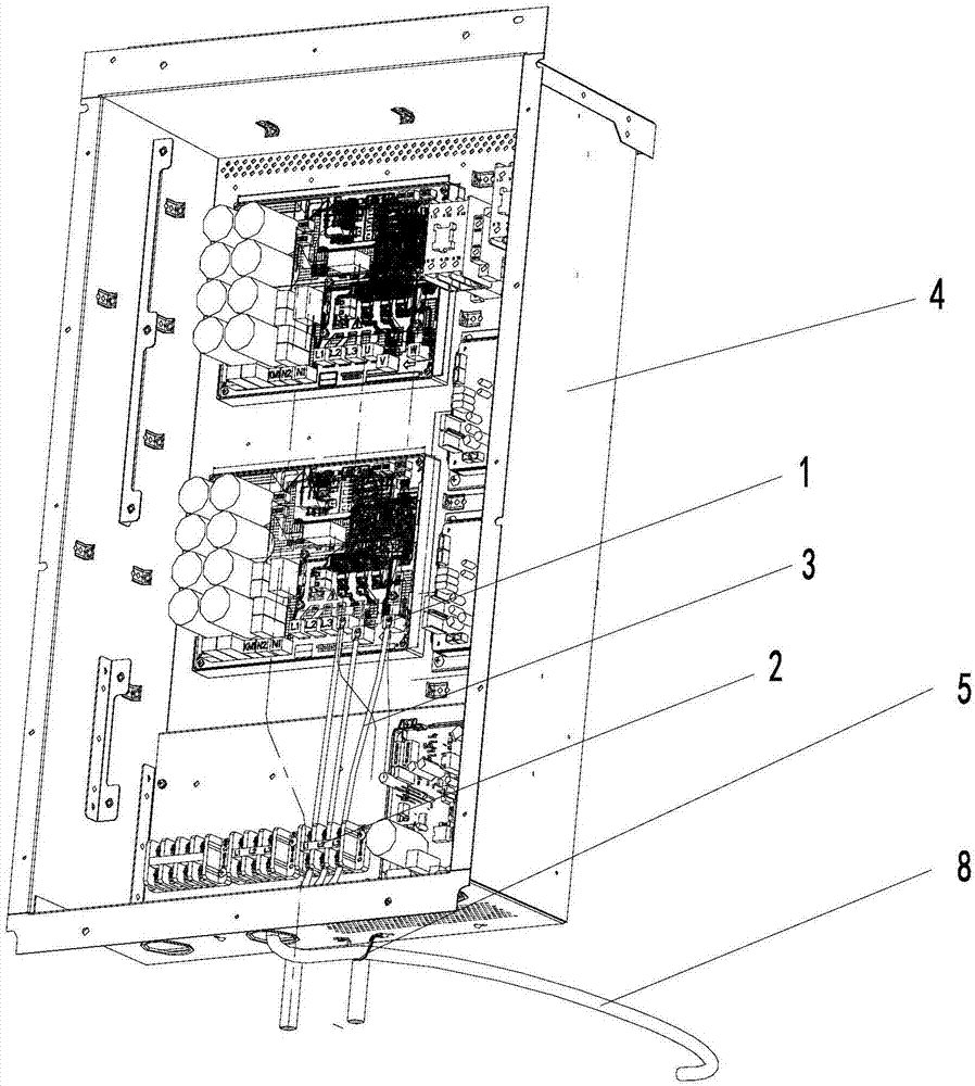 电控箱接线结构、压缩机及空调机组的制作方法