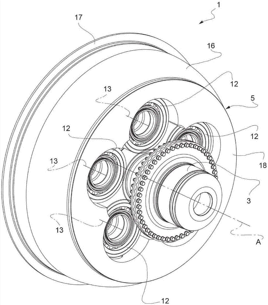在同轴齿轮之间分配扭矩的传动装置及其制造和组装方法与流程