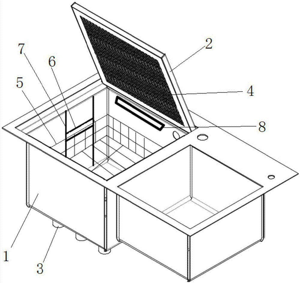 一种超声波水槽洗碗机的制作方法