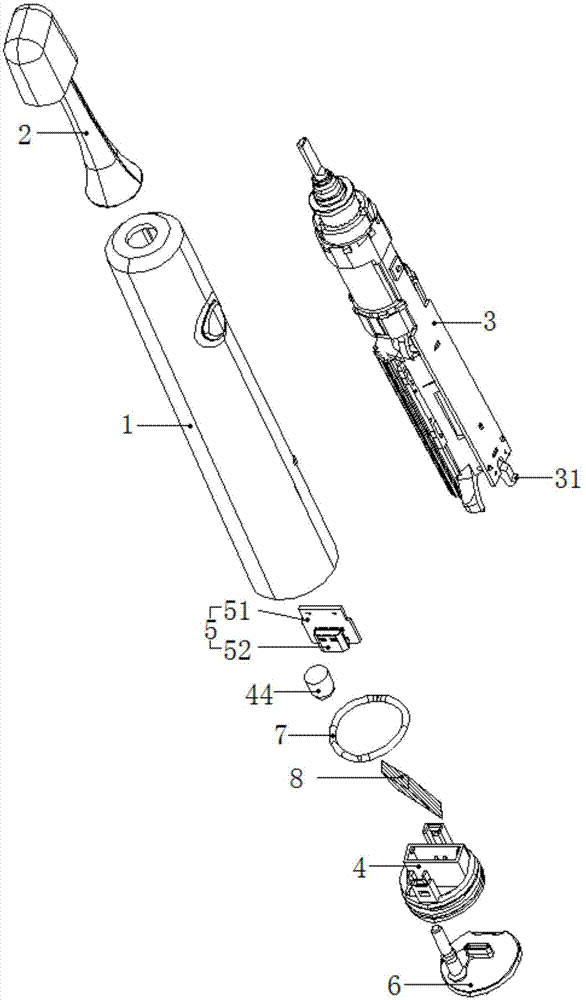 电动牙刷的制作方法