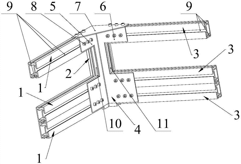 电梯井道的连接结构的制作方法