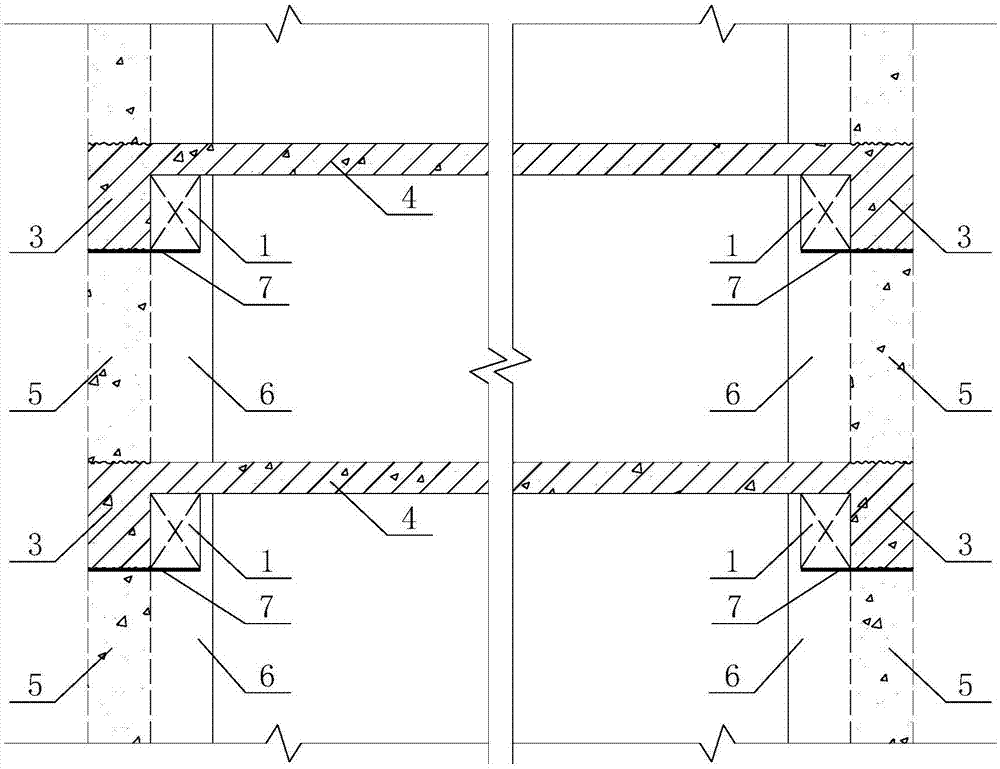 框架剪力墙结构中剪力墙拆除的附加结构的制作方法