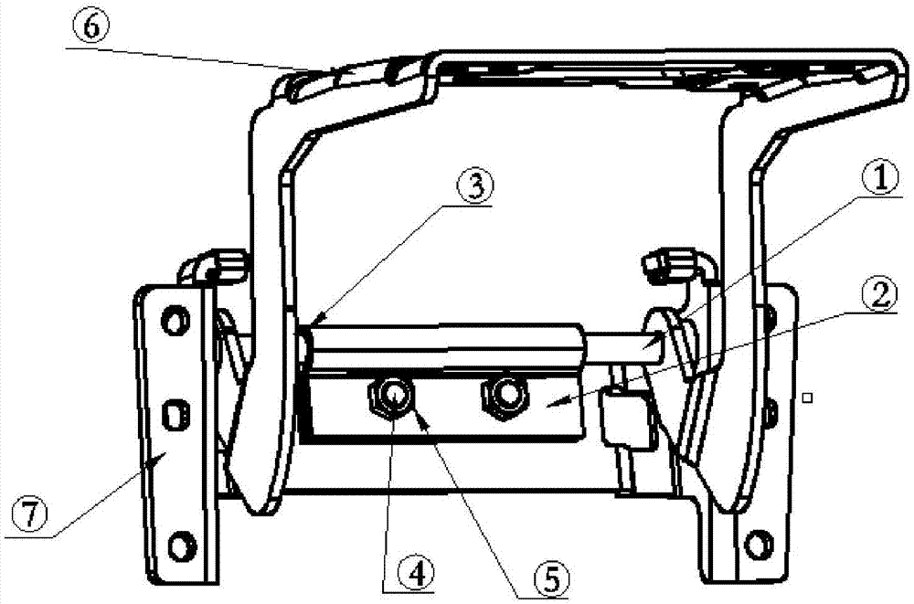 具有悬停功能的汽车副仪表板扶手铰链总成的制作方法