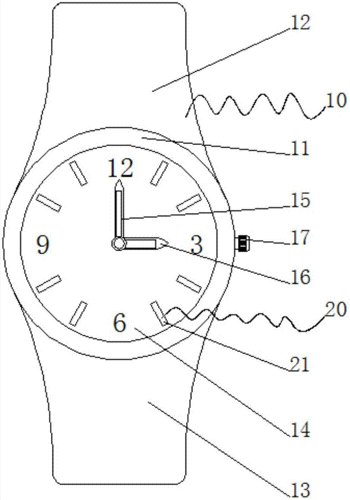 一种具有夜光功能的腕表的制作方法