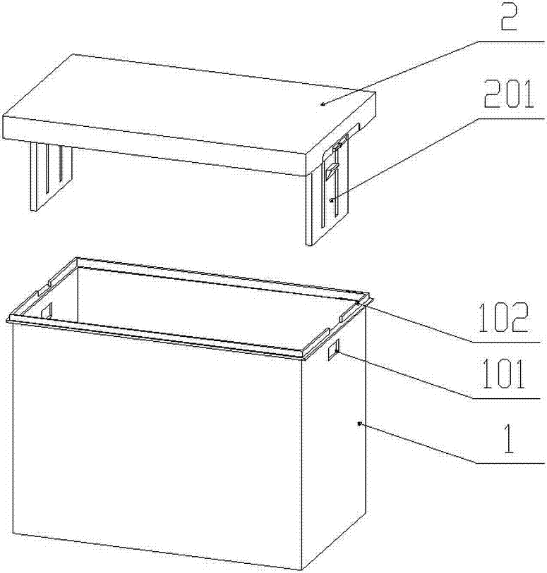 一种无烟烧烤车控制器快速开盖结构的制作方法