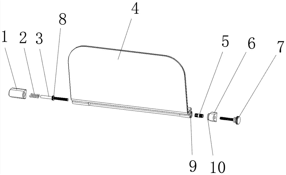 一种可调节角度的跑步机PAD支架结构的制作方法