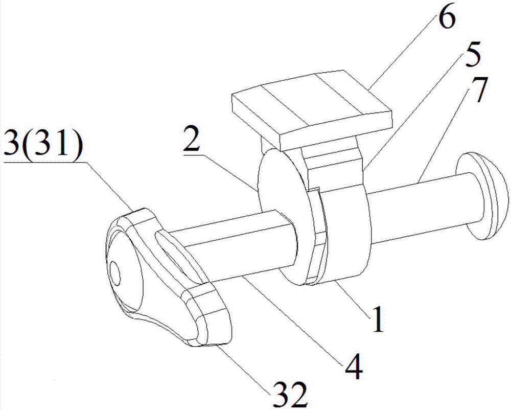 一种溜冰鞋的伸缩推送锁紧装置的制作方法
