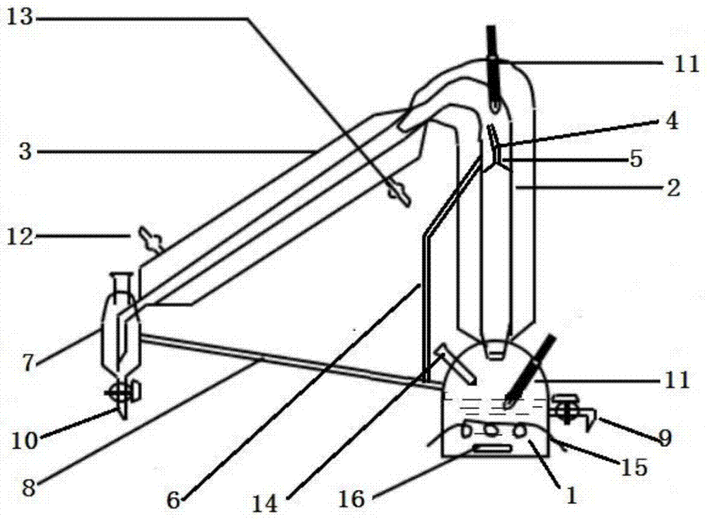 单级双循环汽液平衡釜的制作方法