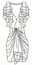 木耳边连衣裙及其制衣方法与流程