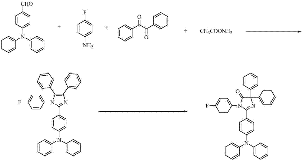 一种三苯胺-咪唑衍生物及其制备方法与应用与流程