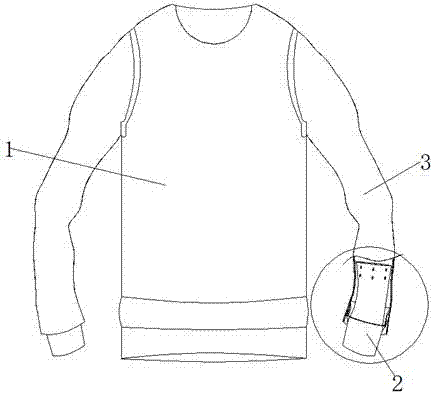 一种袖口更换的针织服装的制作方法