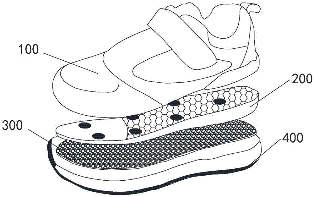 一种养生功能鞋及其生产工艺的制作方法