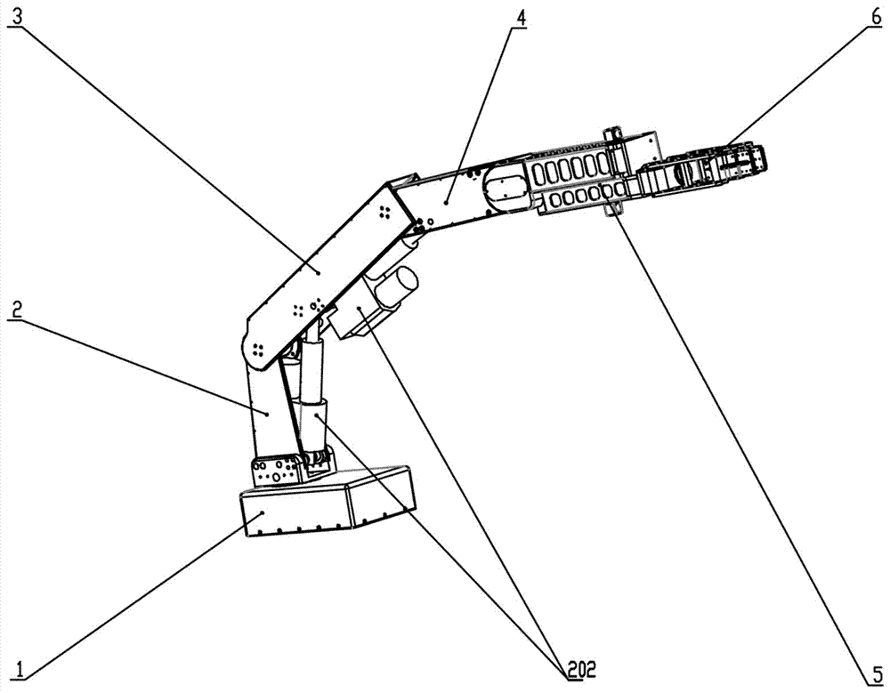 六自由度机器人手臂的制作方法