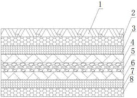 高分子胶体稳定复合型防水毯的制作方法