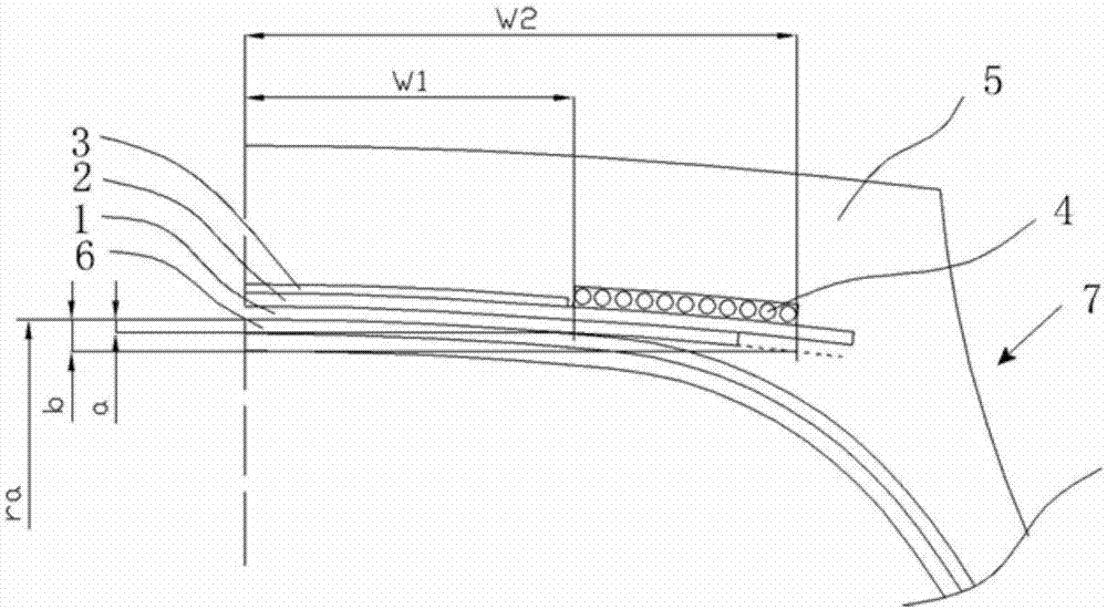 重载充气轮胎带束层结构以及该带束层贴合鼓形状的确定方法与流程