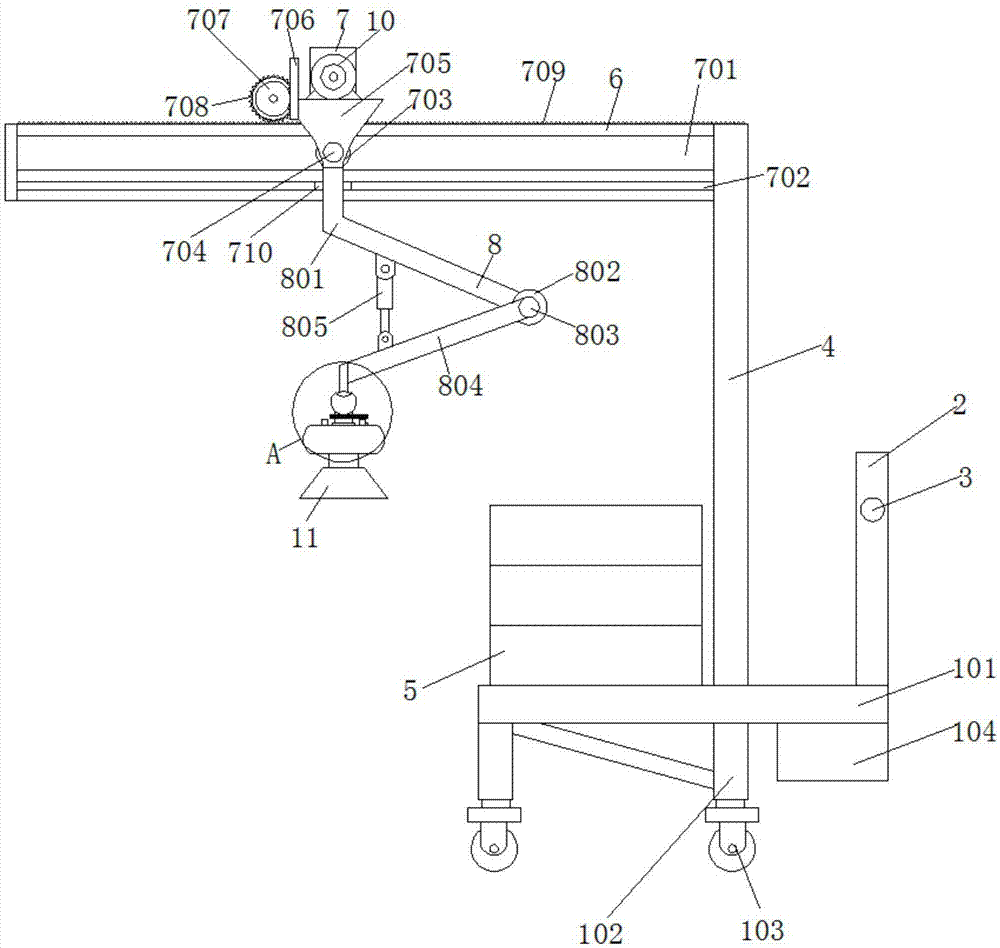 一种具有交错堆放功能的码垛机的制作方法