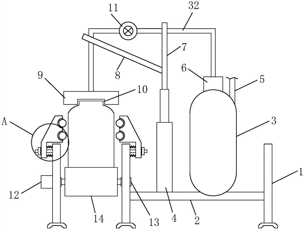 一种桶装水桶口旋盖装置的制作方法