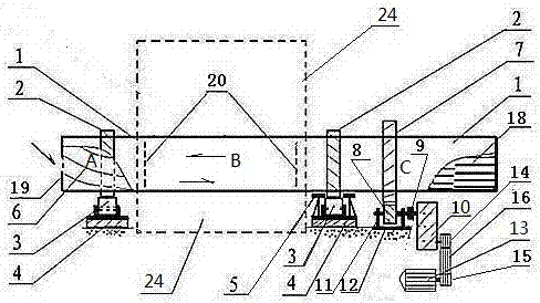 一种建筑石膏脱水机及扬料板安装方法与流程