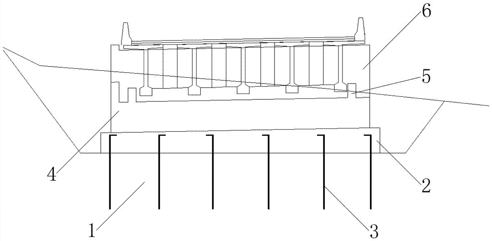 一种带锚杆的扩大基础座板式桥台结构的制作方法