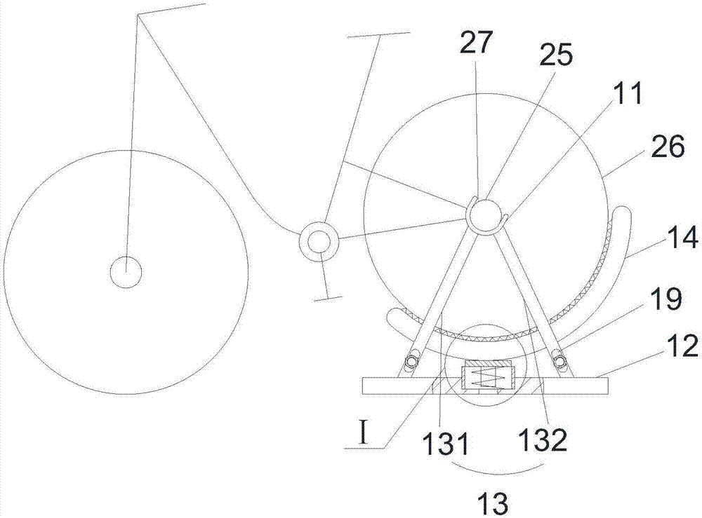 单车摆放架的制作方法