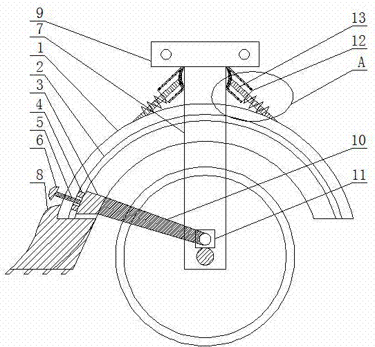 一种摩托车用新型护泥板的制作方法