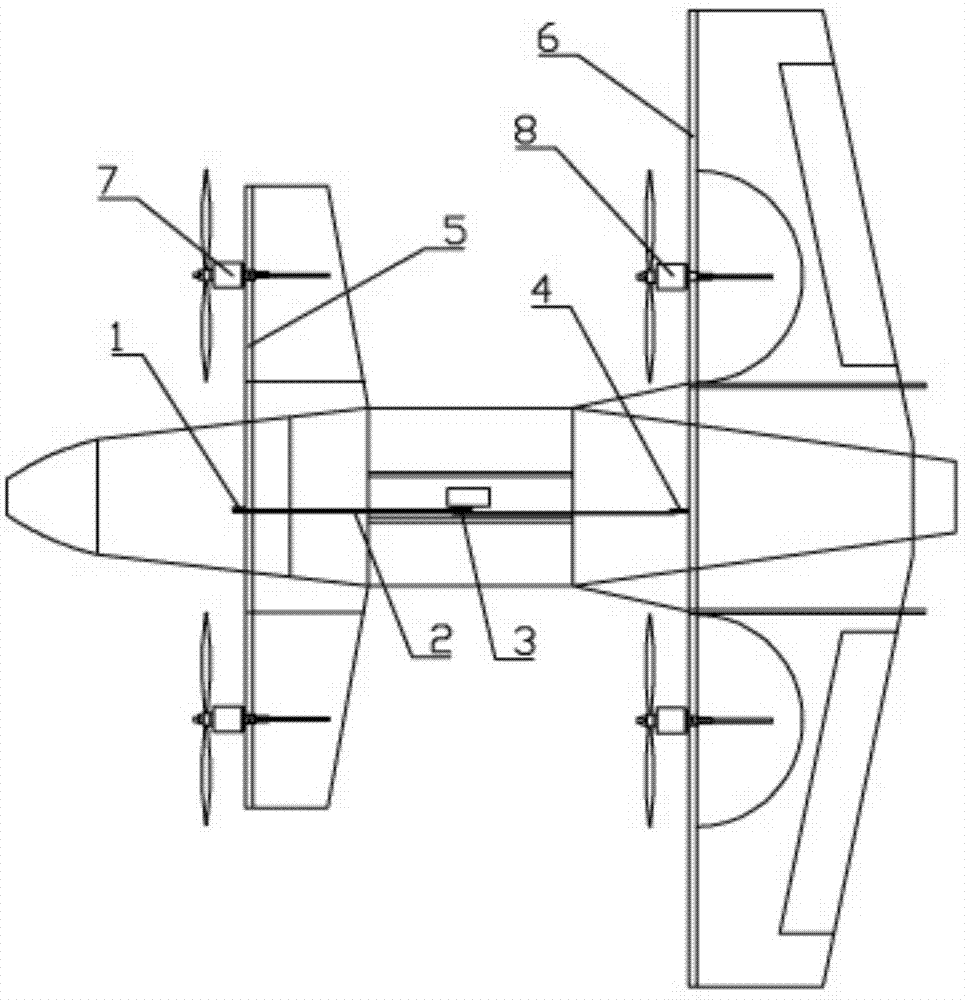 垂直起降变固定翼飞行器的制作方法