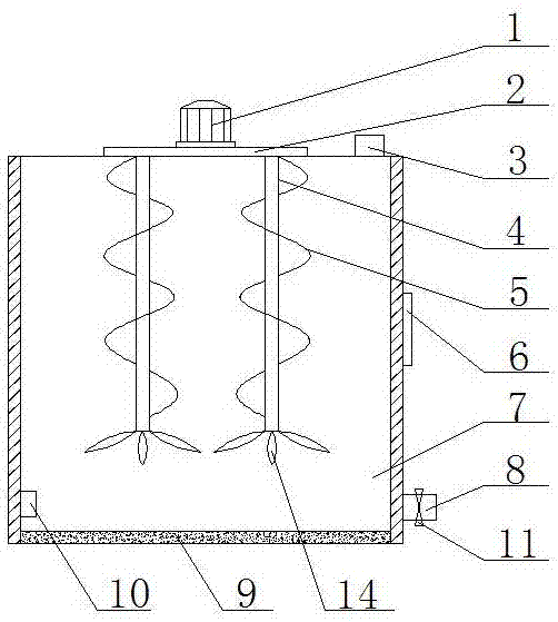 一种搅拌式润滑油钢桶的制作方法