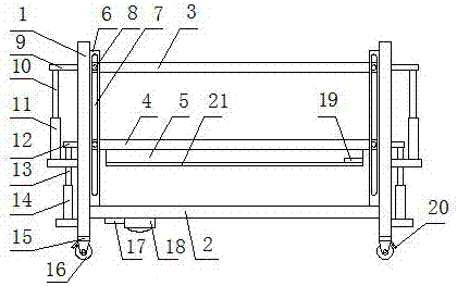 一种智能物流仓储可升降货架的制作方法