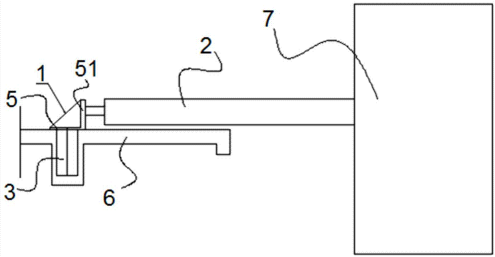 一种高层建筑施工塔吊附着用的连接结构的制作方法