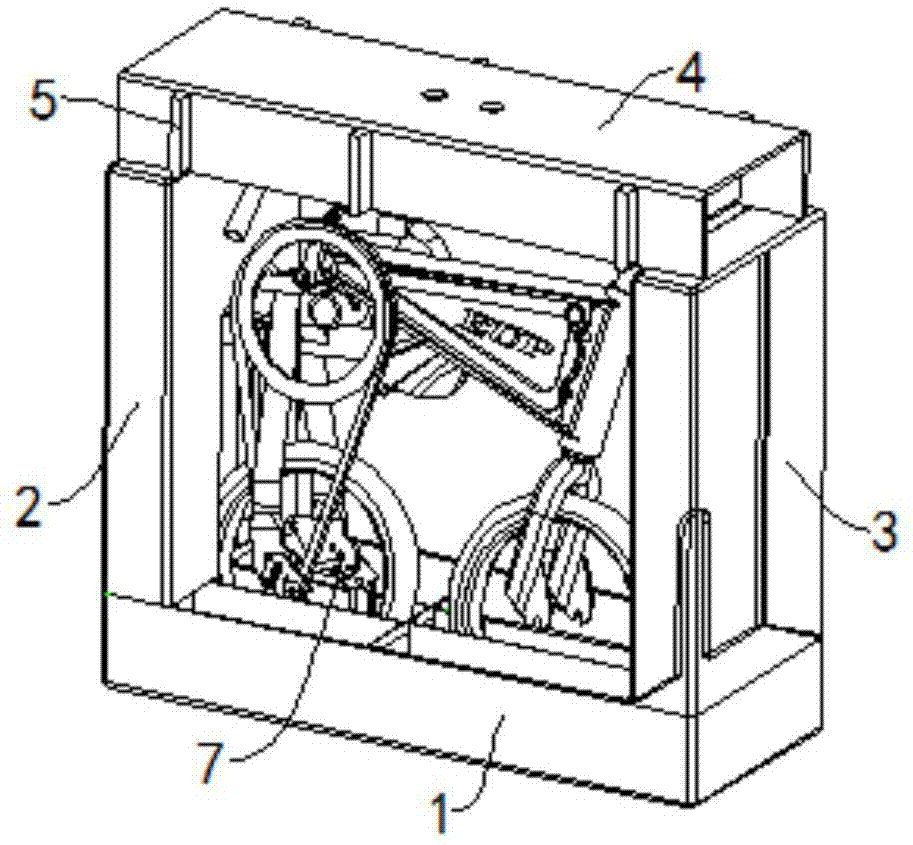 一种用于折叠车包装箱的固定结构的制作方法