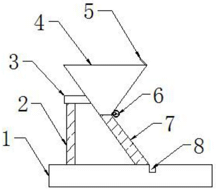 一种一次性筷子冲槽式成型机导向机构的制作方法