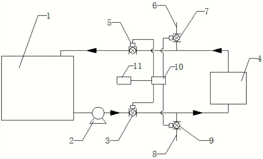 一种可变流量的注塑模具冷却装置的制作方法