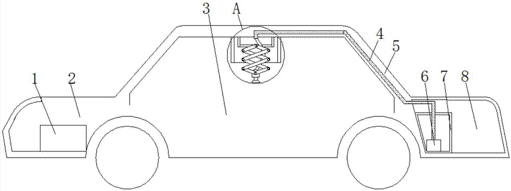 一种具有防火及充电保护功能的新能源汽车的制作方法