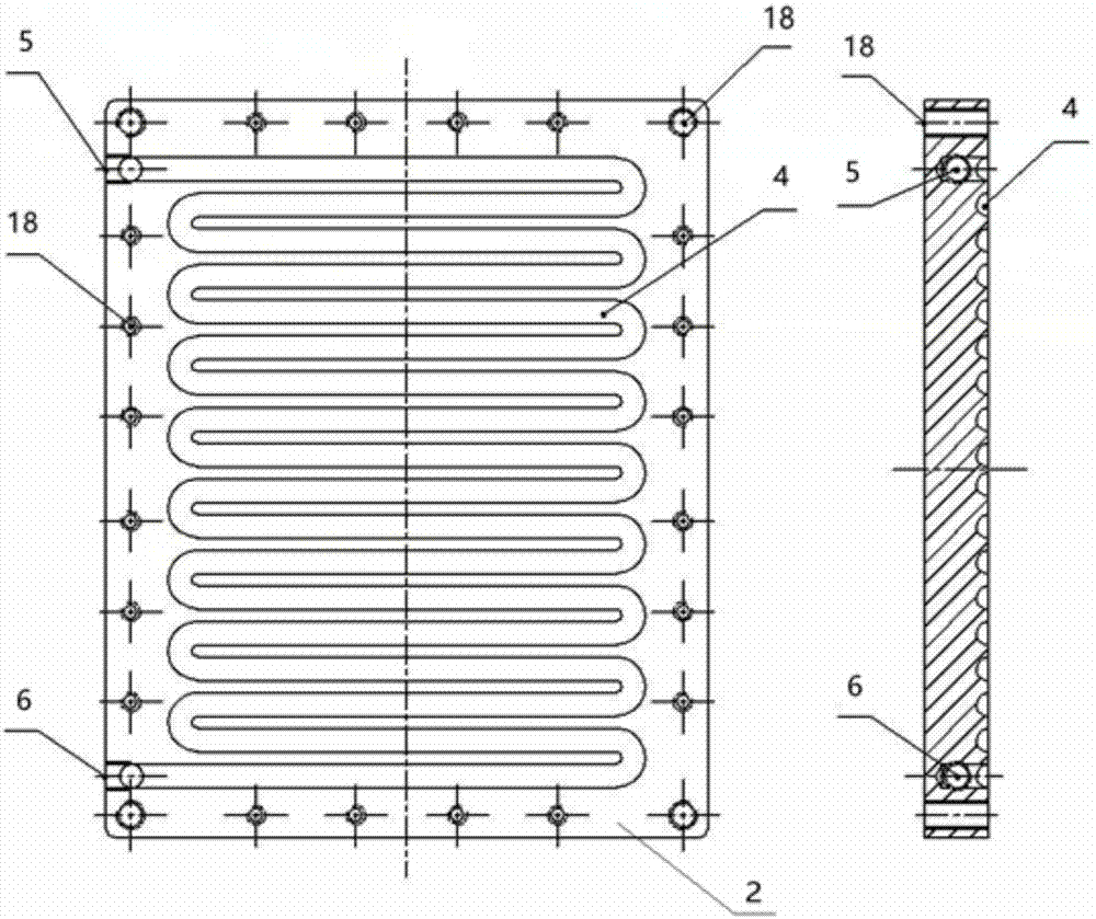 一种铸造模具衬板循环冷却装置的制作方法