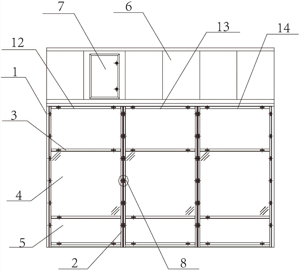 一种汽车涂装生产线模锻化工作室体结构的制作方法