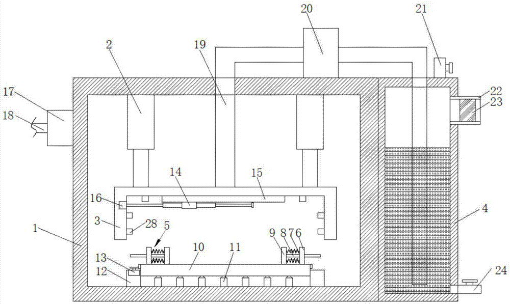 一种家具加工用喷烤漆装置的制作方法