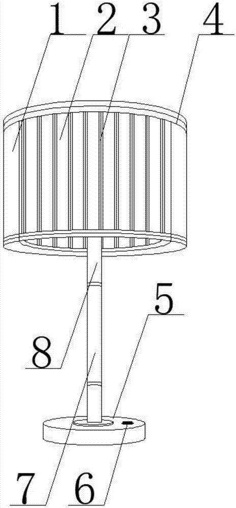 一种栏栅式照明灯罩的制作方法