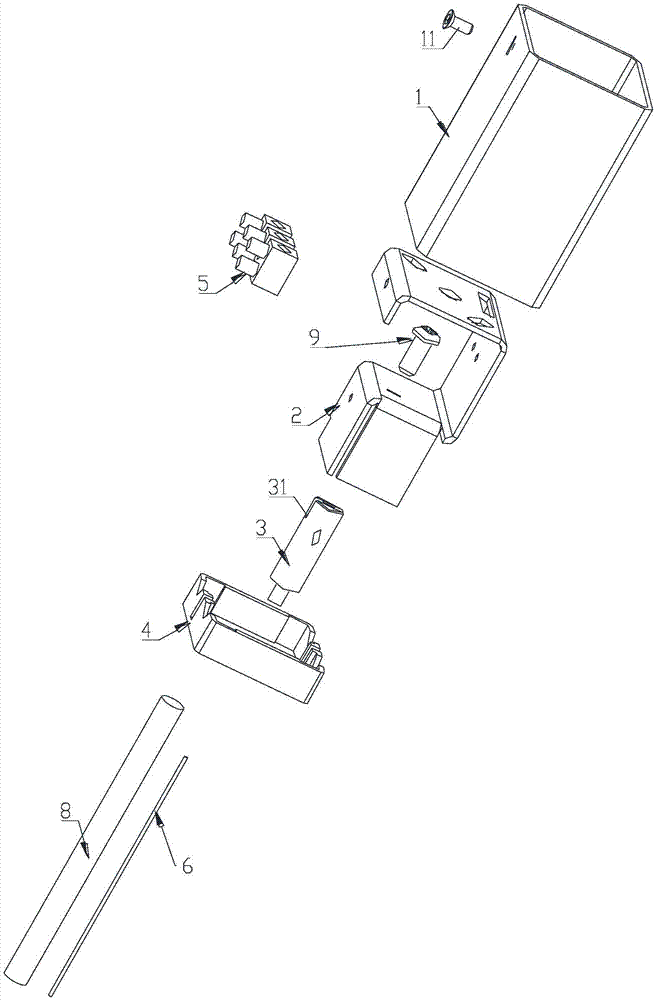 一种可隐藏吊线的电器盒的制作方法