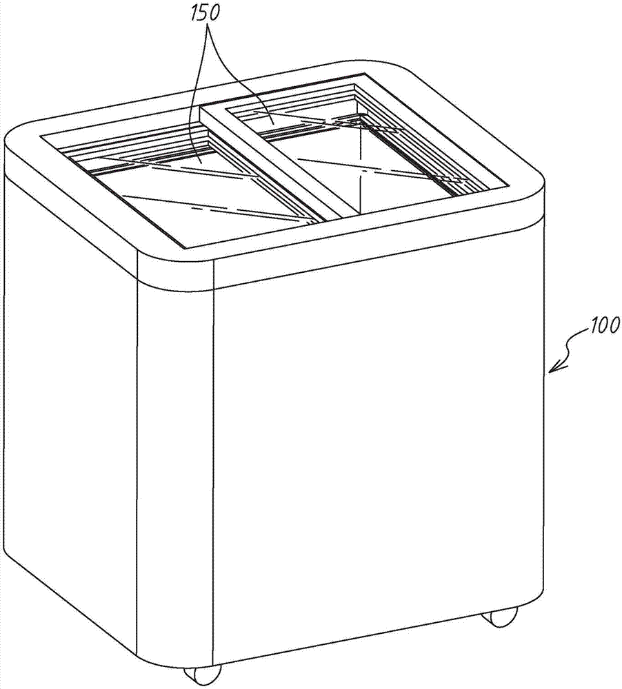 回风电热除霜式冰柜的制作方法