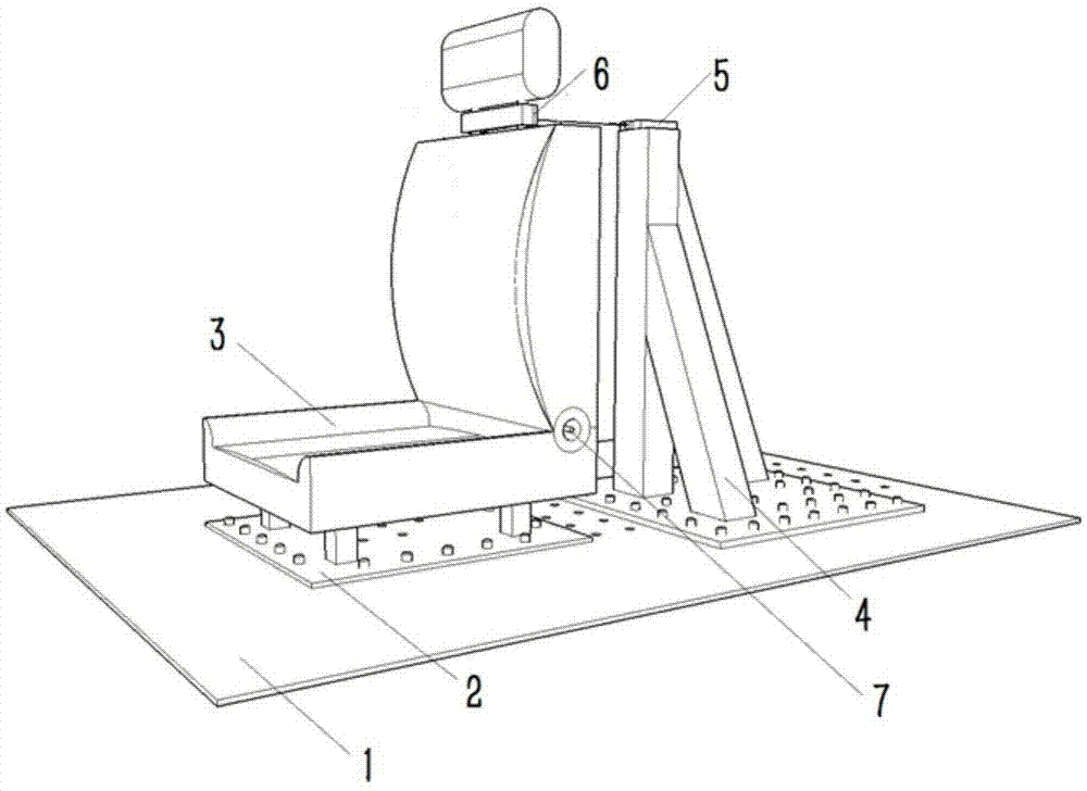 一种座椅动态挠度的测试装置的制作方法