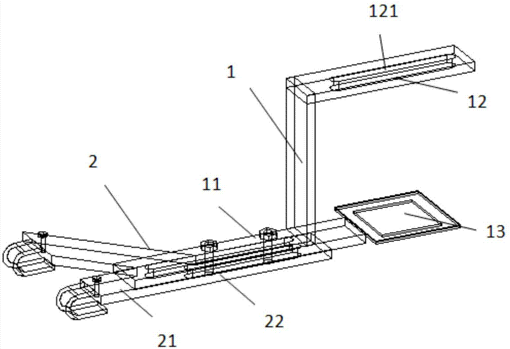 一种适用于钢结构测量校正的仪器支架的制作方法
