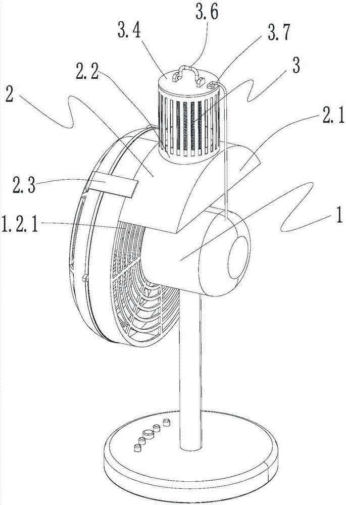 一种搭载灭蚊器的风扇的制作方法