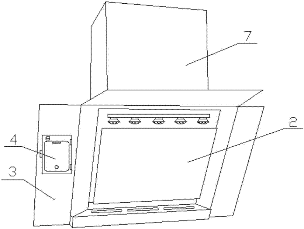 一种厨房烟道双级灭火智能控制装置的制作方法