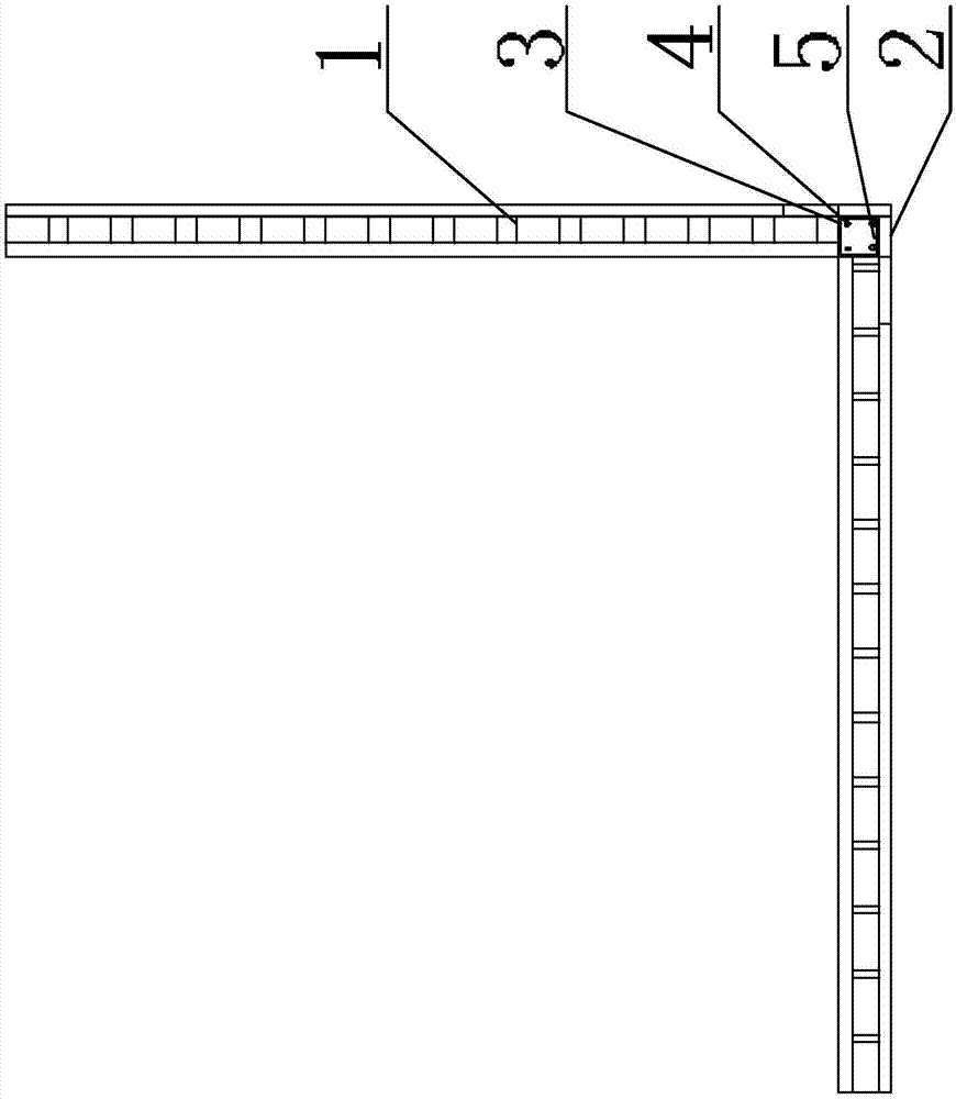 一种装配式建筑结构镶嵌交叉板连接结构的制作方法