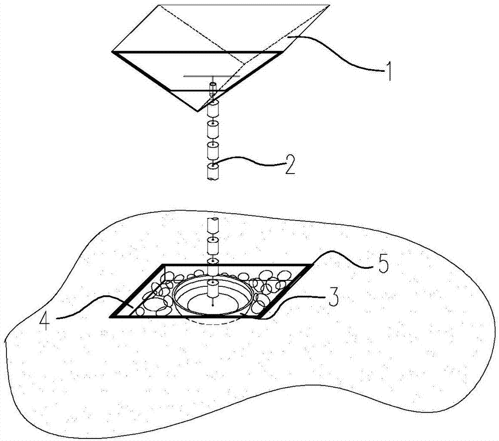 一种屋面雨水引水系统及施工方法与流程