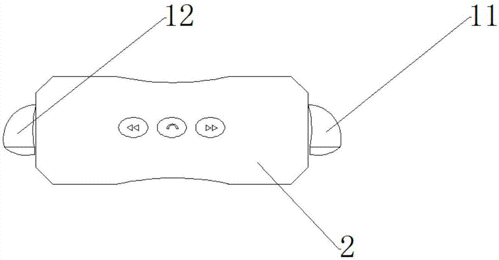 一种夹持式可双边伸缩的蓝牙耳机的制作方法