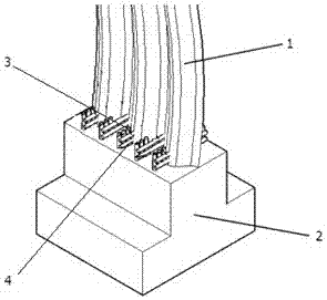 一种连接拱形钢波纹板与基础台座的拱脚结构的制作方法