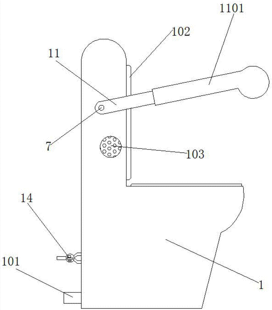 精神科护理用坐便器的制作方法