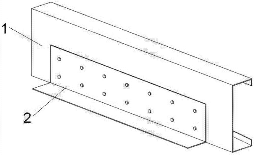 一种超长钢结构C型檩条防变形组合结构的制作方法