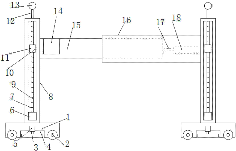 一种稳固性好的建筑工程施工用脚手架的制作方法